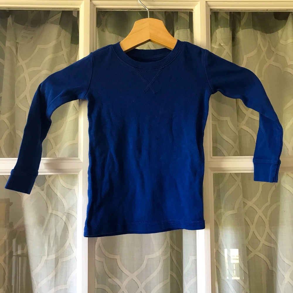 Primary 2-3T 100% organic cotton t-shirt long underwear style in EUC - one flaw